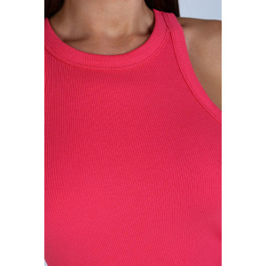 Платье женское "Лейла" кашкорсе (р-ры: 38-52) ярко-розовый Платье женское "Лейла" кашкорсе (р-ры: 38-52) ярко-розовый