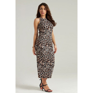 Платье женское "Лейла" кашкорсе (р-ры: 38-52) леопардовый