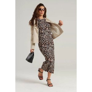 Платье женское "Лейла" кашкорсе (р-ры: 38-52) леопардовый