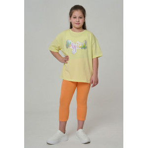 Бриджи детские №7376 вискоза пенье+кашкорсе (р-ры: 28-40) персик Бриджи детские №7376 вискоза пенье+кашкорсе (р-ры: 28-40) персик