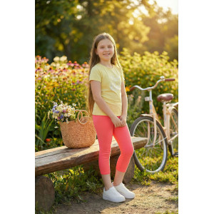 Бриджи детские №7376 вискоза пенье+кашкорсе (р-ры: 28-40) розовый Бриджи детские №7376 вискоза пенье+кашкорсе (р-ры: 28-40) розовый