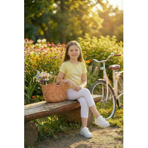 Бриджи детские №7376 вискоза пенье+кашкорсе (р-ры: 28-40) яркий белый Бриджи детские №7376 вискоза пенье+кашкорсе (р-ры: 28-40) яркий белый