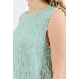 Сарафан женский "Сиеста-1" плательная ткань (р-ры: 44-54) светло-зеленый