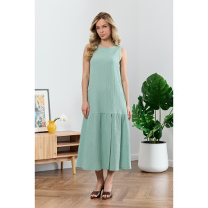 Сарафан женский "Сиеста-1" плательная ткань (р-ры: 44-54) светло-зеленый
