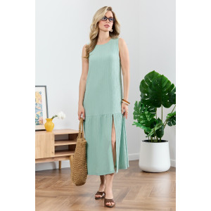 Сарафан женский "Сиеста-1" плательная ткань (р-ры: 44-54) светло-зеленый
