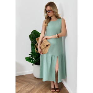 Сарафан женский "Сиеста-1" плательная ткань (р-ры: 44-54) светло-зеленый