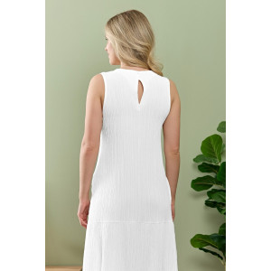 Сарафан женский "Сиеста-1" плательная ткань (р-ры: 44-54) белый