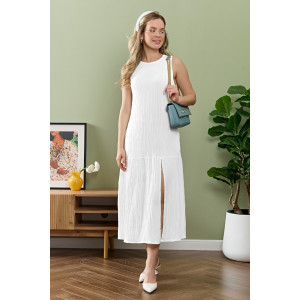 Сарафан женский "Сиеста-1" плательная ткань (р-ры: 44-54) белый