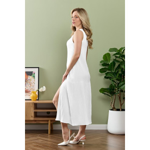 Сарафан женский "Сиеста-1" плательная ткань (р-ры: 44-54) белый