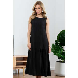 Сарафан женский "Сиеста-1" плательная ткань (р-ры: 44-54) черный