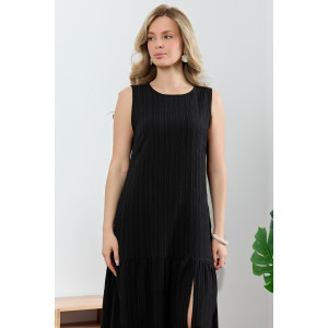 Сарафан женский "Сиеста-1" плательная ткань (р-ры: 44-54) черный