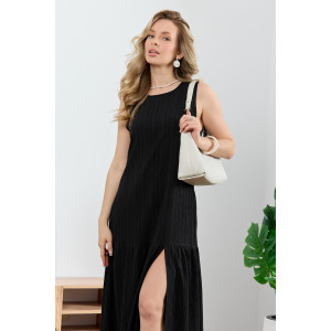 Сарафан женский "Сиеста-1" плательная ткань (р-ры: 44-54) черный