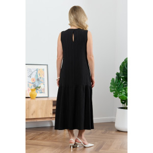 Сарафан женский "Сиеста-1" плательная ткань (р-ры: 44-54) черный