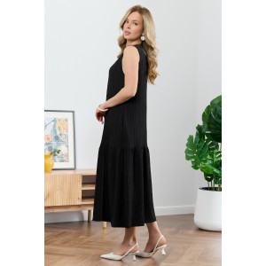 Сарафан женский "Сиеста-1" плательная ткань (р-ры: 44-54) черный