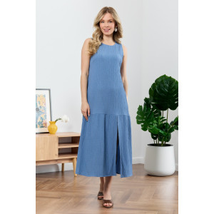 Сарафан женский "Сиеста-1" плательная ткань (р-ры: 44-54) индиго