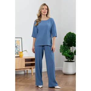 Брюки женские "Сиеста-2" плательная ткань (р-ры: 44-58) индиго