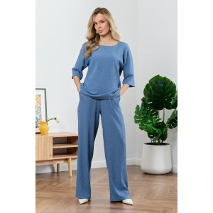 Брюки женские "Сиеста-2" плательная ткань (р-ры: 44-58) индиго