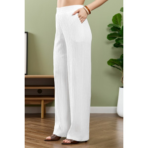Брюки женские "Сиеста-2" плательная ткань (р-ры: 44-58) белый