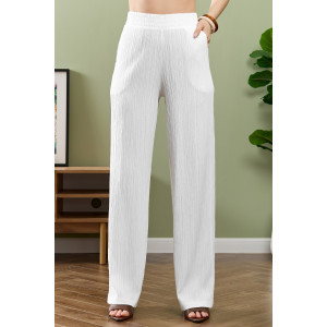 Брюки женские "Сиеста-2" плательная ткань (р-ры: 44-58) белый