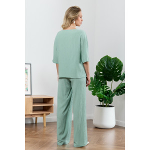 Брюки женские "Сиеста-2" плательная ткань (р-ры: 44-58) светло-зеленый