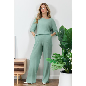 Брюки женские "Сиеста-2" плательная ткань (р-ры: 44-58) светло-зеленый