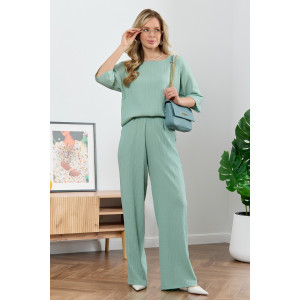 Брюки женские "Сиеста-2" плательная ткань (р-ры: 44-58) светло-зеленый