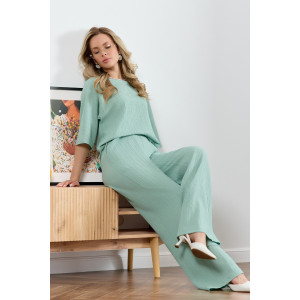 Брюки женские "Сиеста-2" плательная ткань (р-ры: 44-58) светло-зеленый