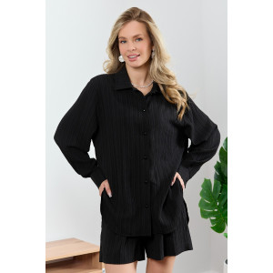 Шорты женские "Сиеста-3" плательная ткань (р-ры: 44-54) черный