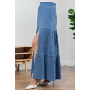 Юбка женская "Сиеста-4" плательная ткань (р-ры: 44-54) индиго