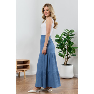 Юбка женская "Сиеста-4" плательная ткань (р-ры: 44-54) индиго