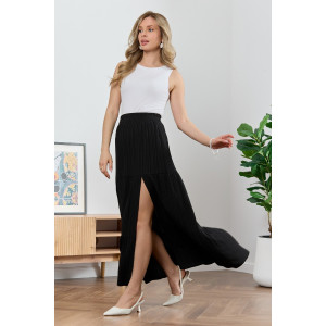 Юбка женская "Сиеста-4" плательная ткань (р-ры: 44-54) черный