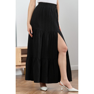 Юбка женская "Сиеста-4" плательная ткань (р-ры: 44-54) черный
