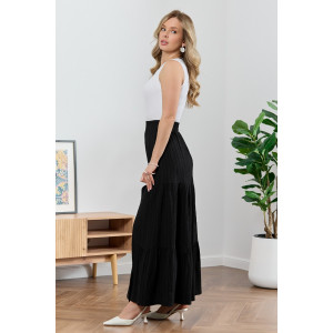 Юбка женская "Сиеста-4" плательная ткань (р-ры: 44-54) черный