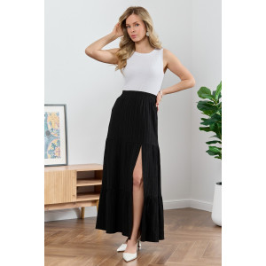 Юбка женская "Сиеста-4" плательная ткань (р-ры: 44-54) черный