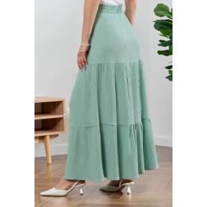 Юбка женская "Сиеста-4" плательная ткань (р-ры: 44-54) светло-зеленый