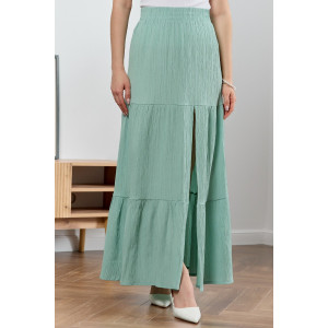 Юбка женская "Сиеста-4" плательная ткань (р-ры: 44-54) светло-зеленый