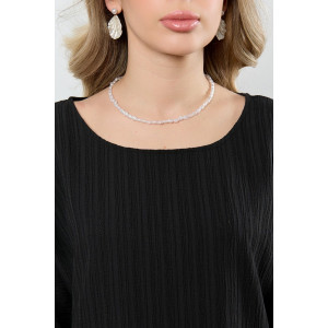 Блузка женская "Сиеста-6" плательная ткань (р-ры: 44-54) черный