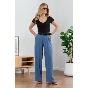 Блузка-топ женская "Сиеста-7" фактурный трикотаж (р-ры: 44-54) черный