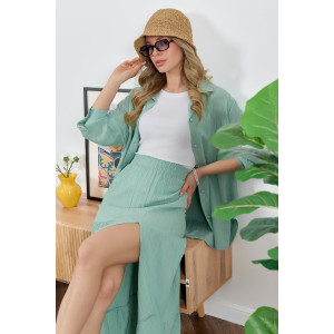 Майка-топ женская "Сиеста-8" фактурный трикотаж (р-ры: 44-54) белый