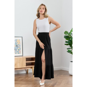 Майка-топ женская "Сиеста-8" фактурный трикотаж (р-ры: 44-54) белый