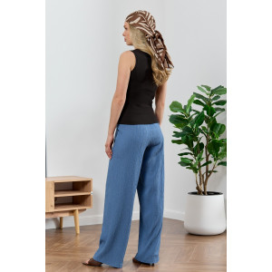 Майка-топ женская "Сиеста-8" фактурный трикотаж (р-ры: 44-54) черный