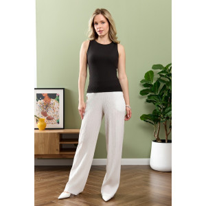 Майка-топ женская "Сиеста-8" фактурный трикотаж (р-ры: 44-54) черный