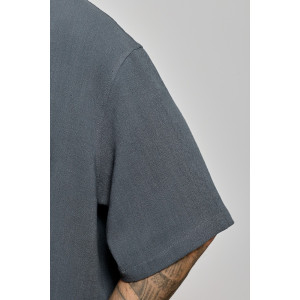 Рубашка мужская "Линкольн-1" фактурное полотно (р-ры: 48-58) графитовый Рубашка мужская "Линкольн-1" фактурное полотно (р-ры: 48-58) графитовый