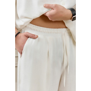 Брюки мужские "Линкольн-3" фактурное полотно (р-ры: 48-58) белый Брюки мужские "Линкольн-3" фактурное полотно (р-ры: 48-58) белый