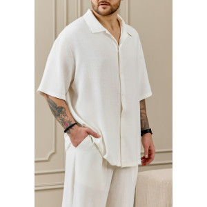 Брюки мужские "Линкольн-3" фактурное полотно (р-ры: 48-58) белый Брюки мужские "Линкольн-3" фактурное полотно (р-ры: 48-58) белый