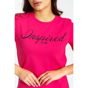 Пижама женская "Лилу" кулирка (р-ры: 44-54) фуксия Пижама женская "Лилу" кулирка (р-ры: 44-54) фуксия