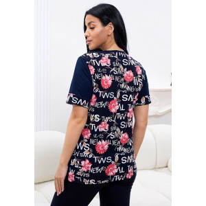 Футболка женская 0004-02 кулирка (р-ры: 50-64) коралл