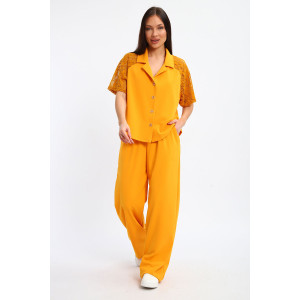 Костюм двойка женский К1375.1 креп-кружево (р-ры: 48-58)