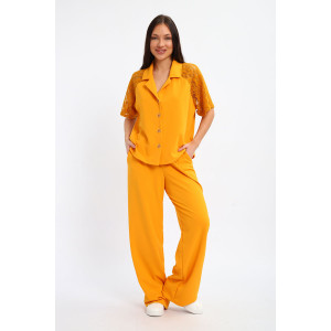 Костюм двойка женский К1375.1 креп-кружево (р-ры: 48-58)