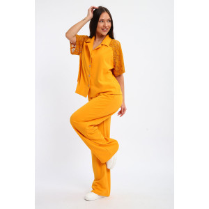 Костюм двойка женский К1375.1 креп-кружево (р-ры: 48-58)